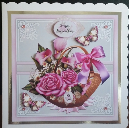 Floral Basket Mini Page Kit by Benita Jenkinson