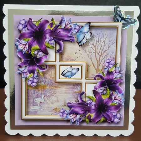 Lilies Of Purple by Benita Jenkinson