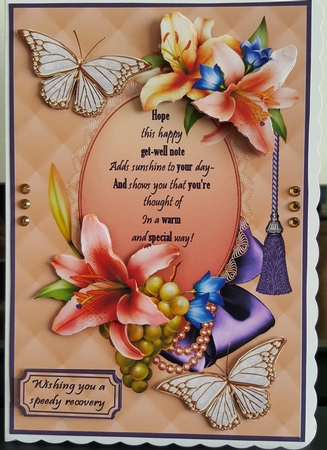Get well flowers by Benita Jenkinson