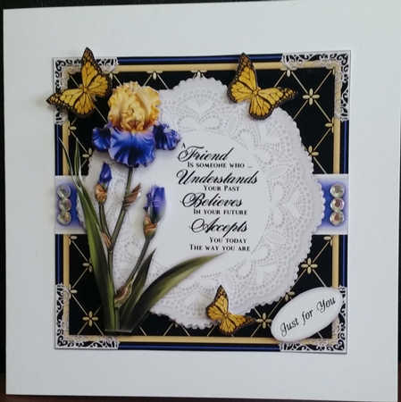 Friendship Iris Mini Card Kit by Benita Jenkinson