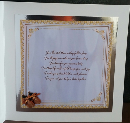 Matching Insert for New baby  by Benita Jenkinson