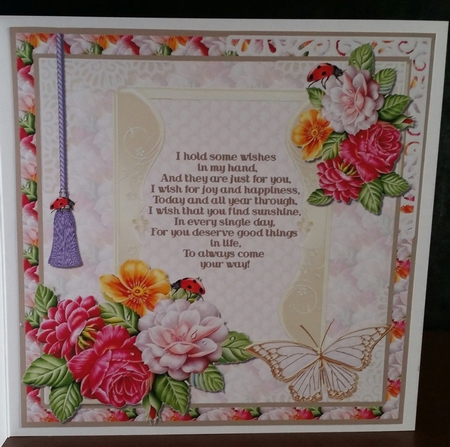 Butterflies and roses by Benita Jenkinson