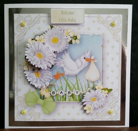 New Baby Boy or Girl - Square Card Mini Kit by Benita Jenkinson