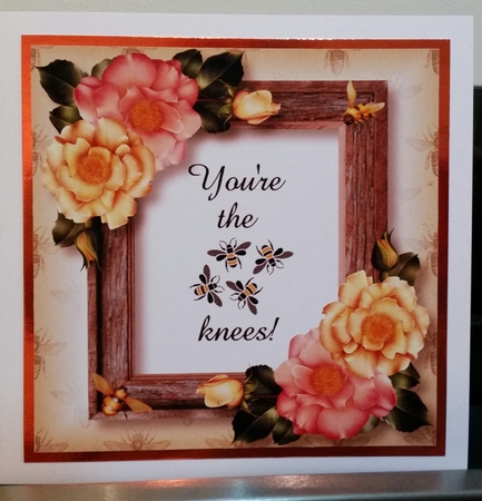 Youre The BEEs Knees 8x8 by Benita Jenkinson