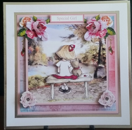 Best Friends by the River Card Mini Kit & Decoupage by Benita Jenkinson