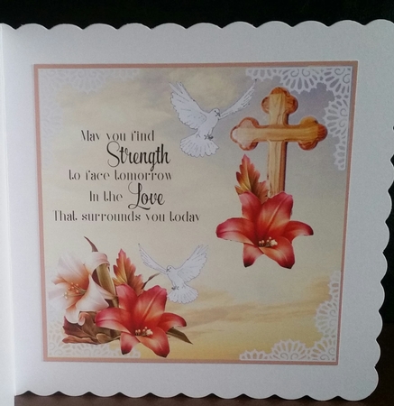 Heartfelt sympathy insert by Benita Jenkinson