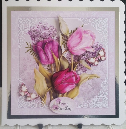 Lilac & Tulips Mini Page Kit by Benita Jenkinson