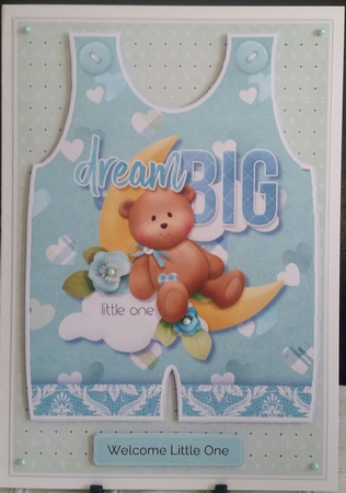 A5 Baby Boy Dream Big by Benita Jenkinson