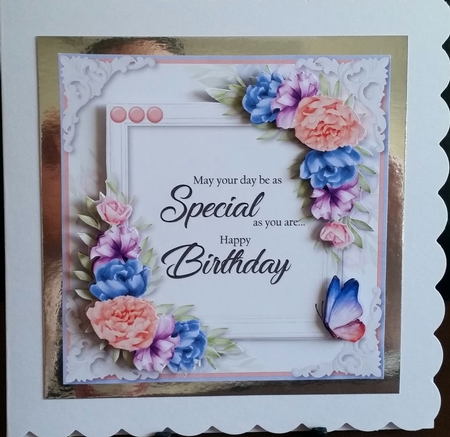 Floral Word Art Birthday Bumper kit by Benita Jenkinson