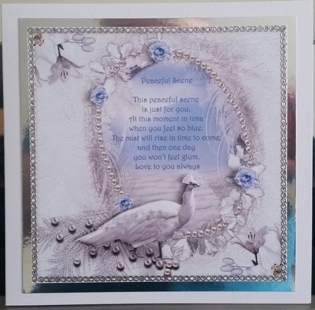 A4sheet-8PeacockPeacefulScene by Benita Jenkinson