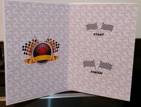 Car Power blank insert by Benita Jenkinson