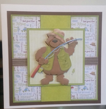 Gonefishing Card Front Kit by Benita Jenkinson