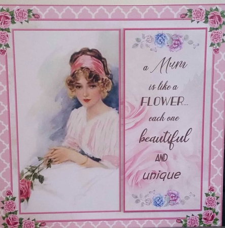 Vintage Mothers Day/Birthday Topper Mini Kit 4 by Benita Jenkinson