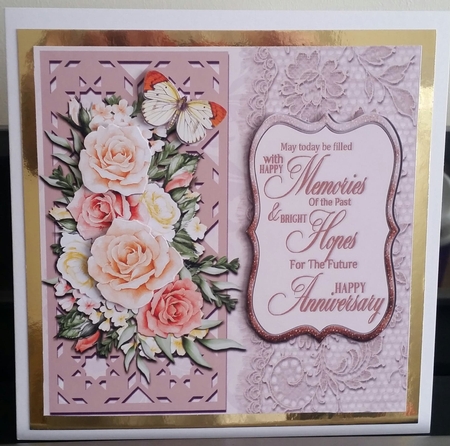 Tall Yellow Roses Anniversary by Benita Jenkinson