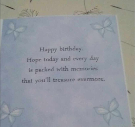 Pretty Inserts with Birthday Verses by Benita Jenkinson