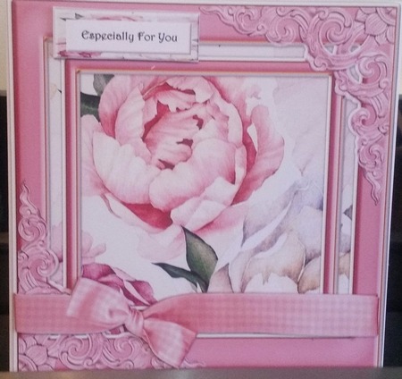 Vintage Roses Card Topper by Benita Jenkinson