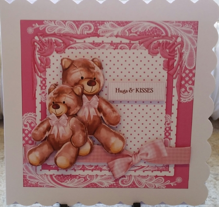 Cute Teddie Birthday Girl Mini Kit by Benita Jenkinson