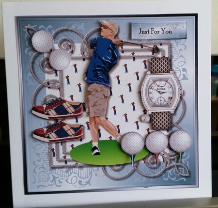 Male Card Golf by Benita Jenkinson