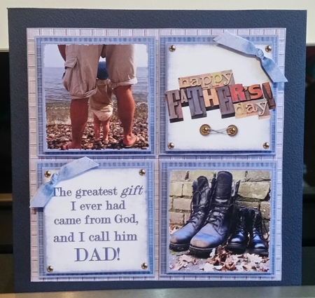 8x8 Dad the greatest gift mini kit by Benita Jenkinson