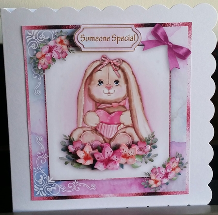 Birthday card with cute flowers by Benita Jenkinson