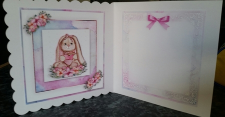 Birthday card with cute flowers by Benita Jenkinson