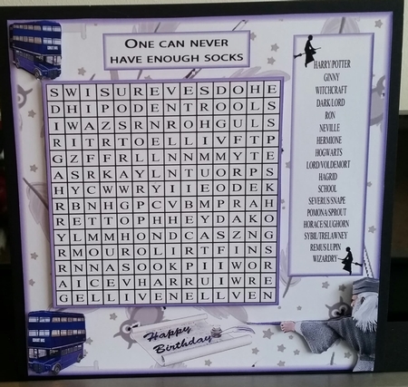WORD SEARCH, HARRY POTTER CARD, MINI KIT 1 by Benita Jenkinson