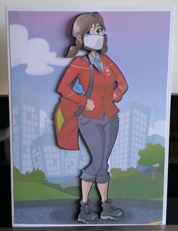 Thank You Postwoman Dudess Insert by Benita Jenkinson