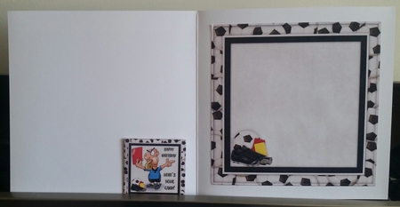 Football Red Card Insert Blank by Benita Jenkinson