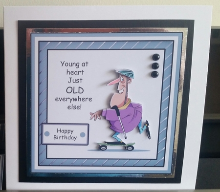 Young at heart 7 x 7 card kit by Benita Jenkinson