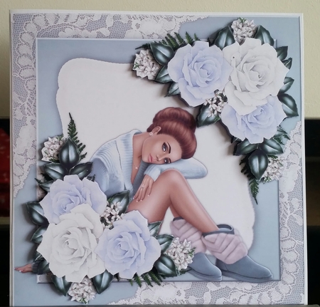 Beautiful Lady &  Romantic Roses Mini Kit by Benita Jenkinson