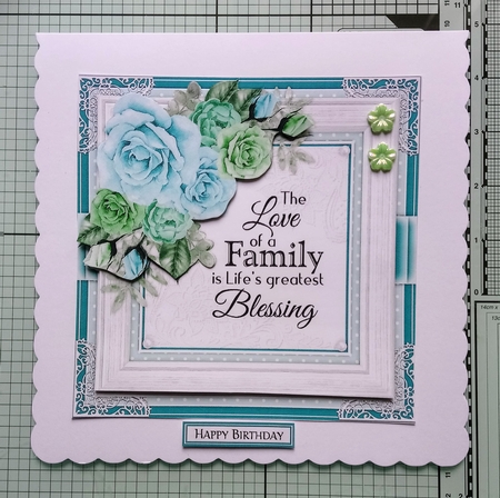 Floral Rose Bumper Card Kit2 by Benita Jenkinson