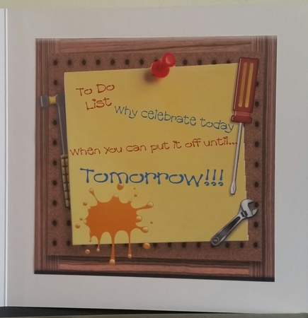 The Handyman Can!!! - 6x6 Complete Card & Envelope Kit by Benita Jenkinson
