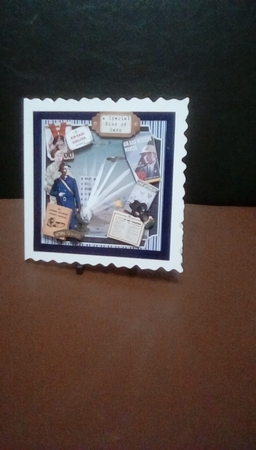 Home Guard - 6x6 Complete Card & Envelope Kit by Benita Jenkinson