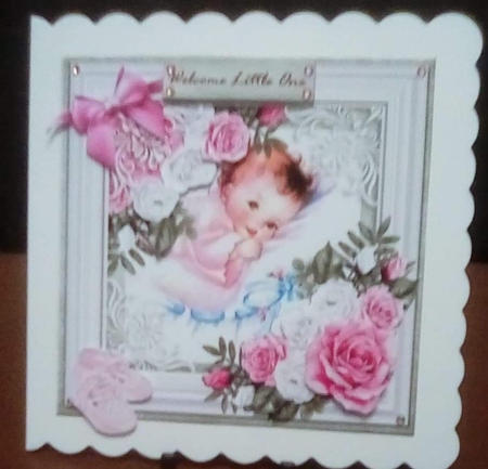 Cute New baby Girl Mini Kit  by Benita Jenkinson