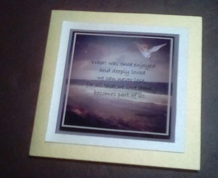A Part of Us Sympathy Card Mini Kit by Benita Jenkinson