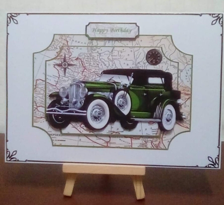 Bright Green Vintage  by Benita Jenkinson