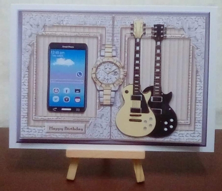 Male card Music A5 Mini Kit by Benita Jenkinson