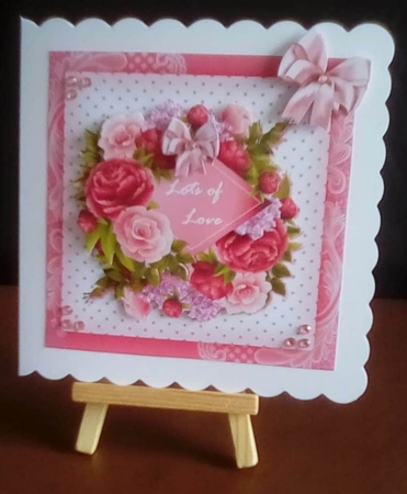Lots of Love  Vintage  Flowers  Mini Kit by Benita Jenkinson