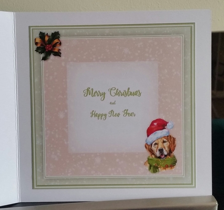 Golden Retriever Christmas Mini Kit by Benita Jenkinson