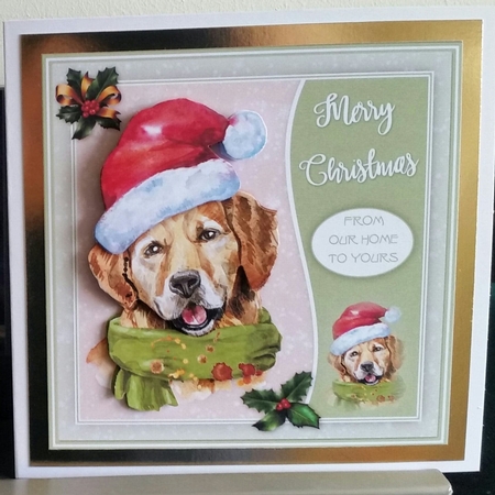 Golden Retriever Christmas Mini Kit by Benita Jenkinson
