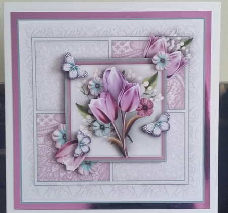 Tulips and lace  by Benita Jenkinson