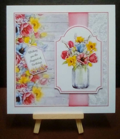 Mason Jar of Flowers Bumper Kit 2 by Benita Jenkinson