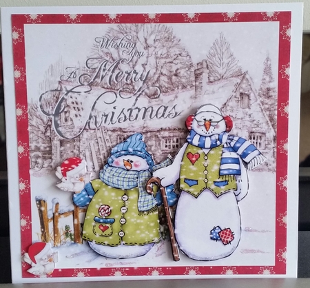 Snow is falling #3 by Benita Jenkinson