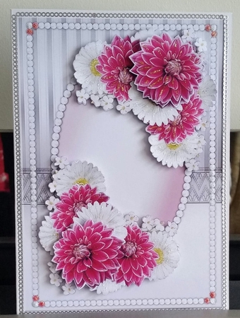 A5Dahlias & Daisies by Benita Jenkinson