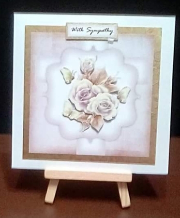 Sympathy Roses  Quick Card by Benita Jenkinson