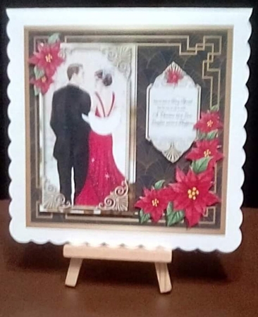 Art Deco Christmas Couple Mini Kit-1 by Benita Jenkinson