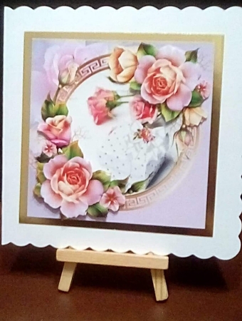 8x8 Summer roses mini kit by Benita Jenkinson