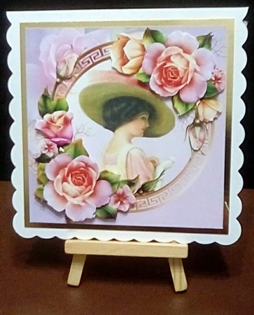 8x8 Summer roses 2 mini kit by Benita Jenkinson