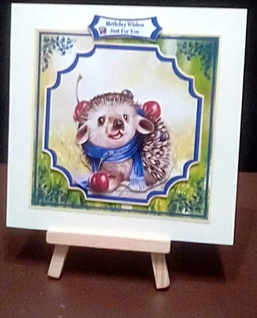 Sweet Little Hedgehog 2 - 8x8 Mini Kit by Benita Jenkinson