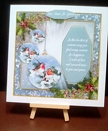 4, Lovely card Fronts, Beautiful Baubles by Benita Jenkinson